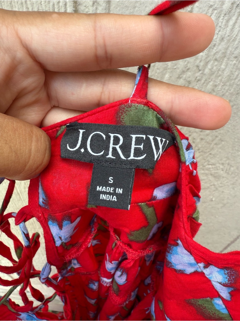 J. Crew Tiered Cotton Dress in Brushed Daisy Print CJ784 Small - Picture 6 of 7